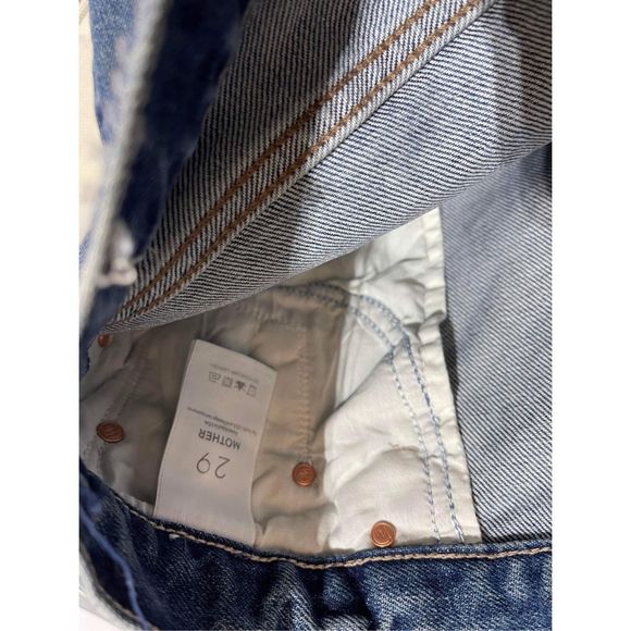NWT Mother Denim Trickster Skimp Fray Jeans Size 29 - Picture 9 of 9